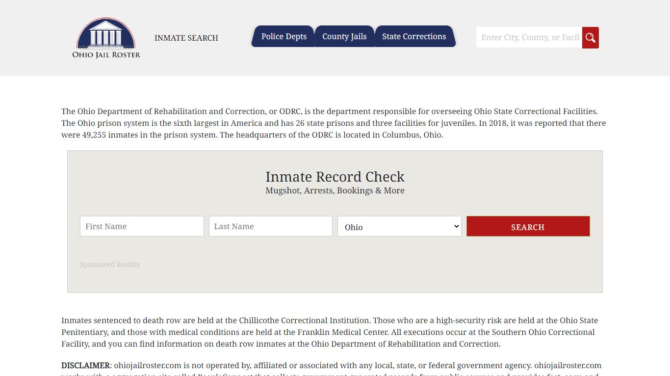 Lorain County Jail Inmate Search, Arrests and Mugshots
